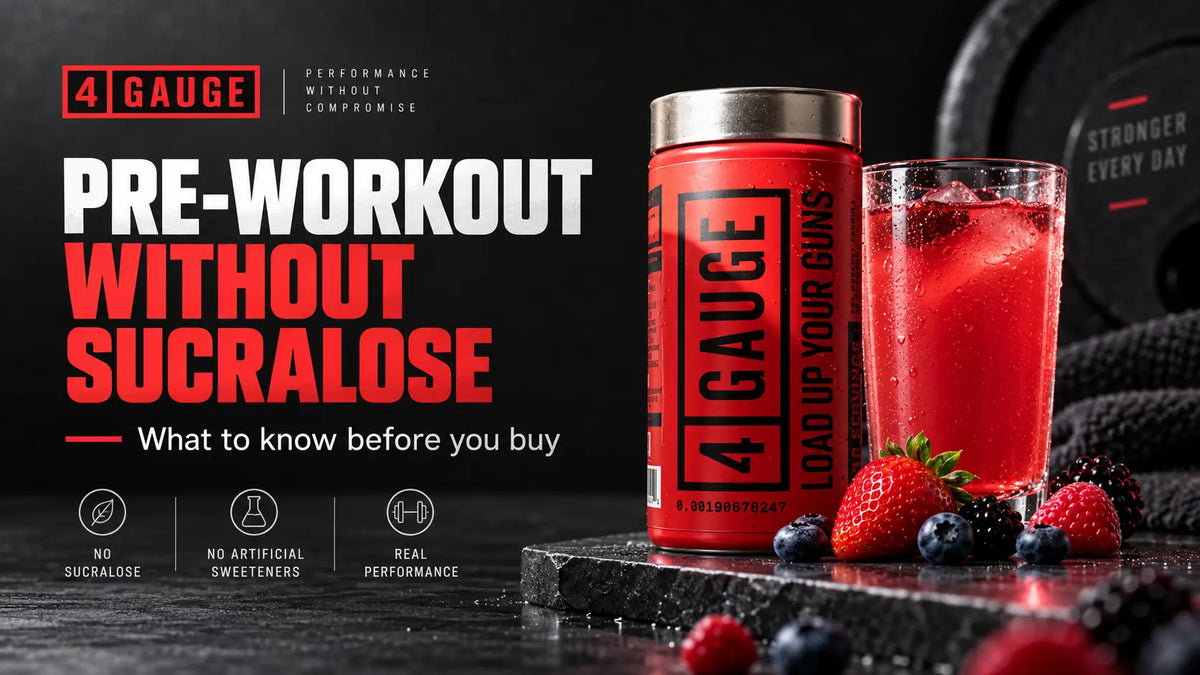 pre-workout without sucralose and artificial sweeteners