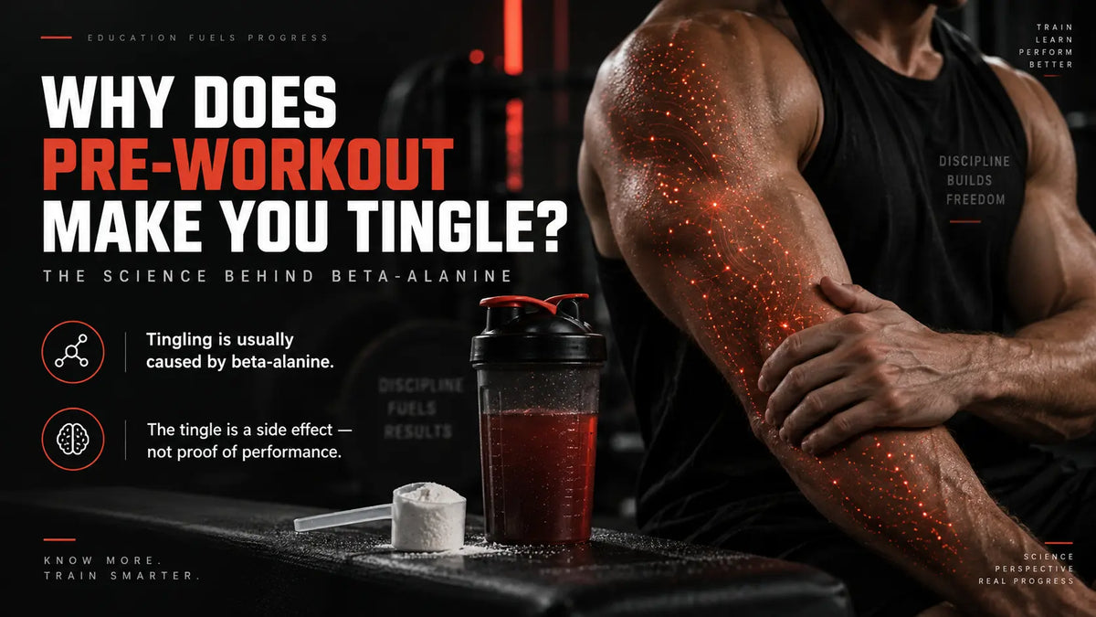 beta alanine in preworkout causes tingling sensation