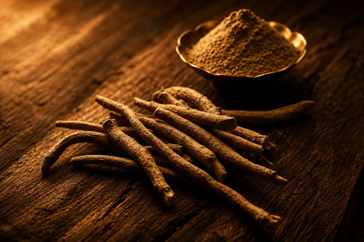 Root-only ashwagandha extract standardized to 5 percent withanolides