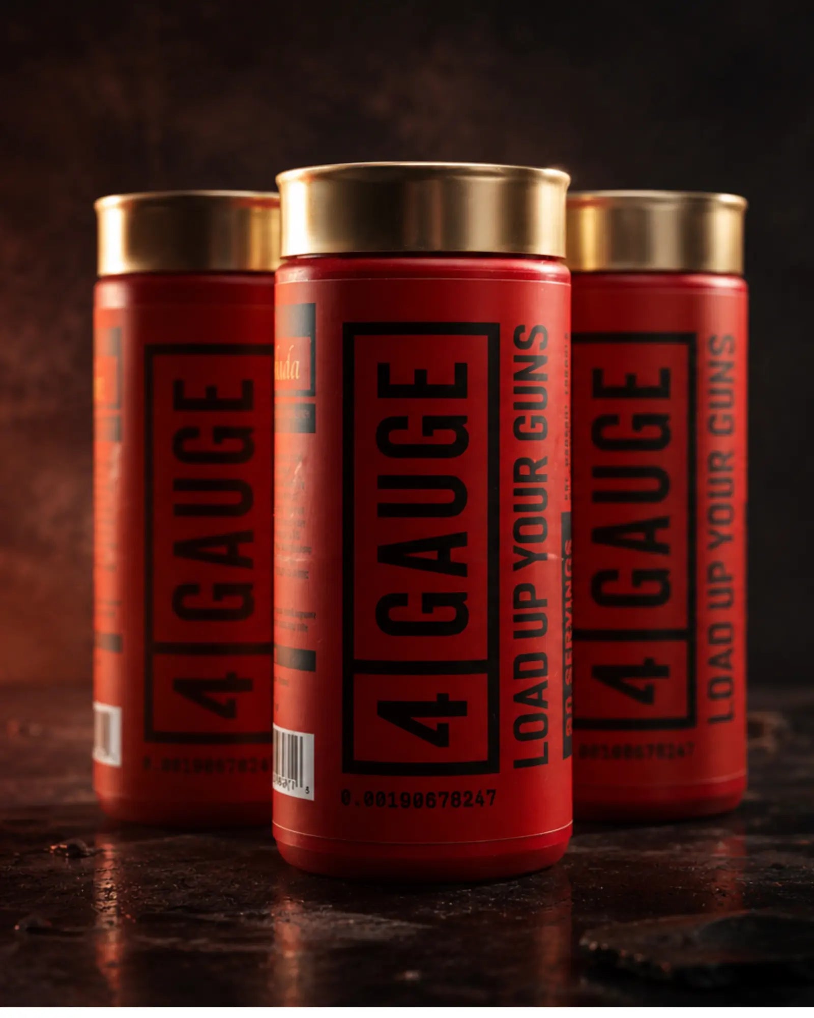 4 Gauge pre-workout designed for smooth energy without crash or jitters
