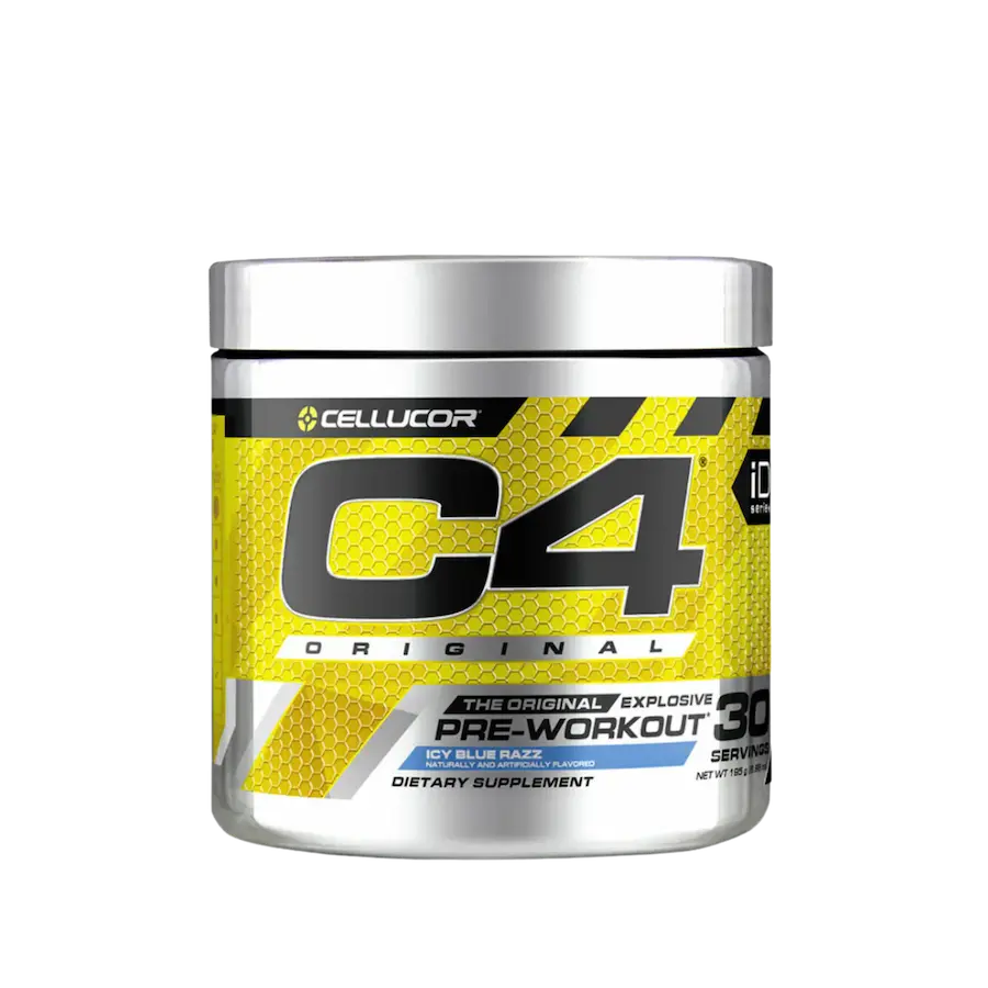C4 pre-workout tub