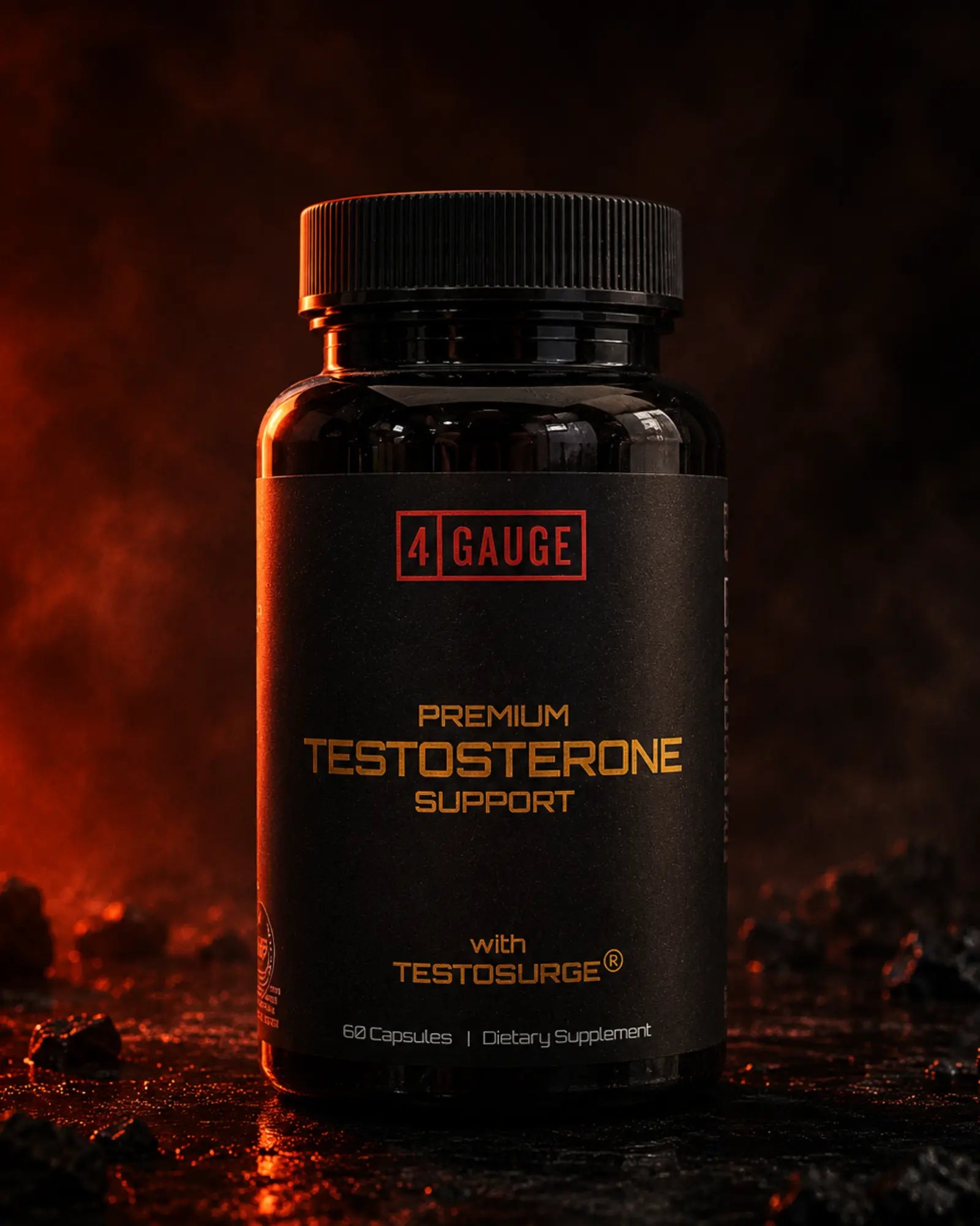 Premium Testosterone Support natural testosterone support supplement by 4 Gauge