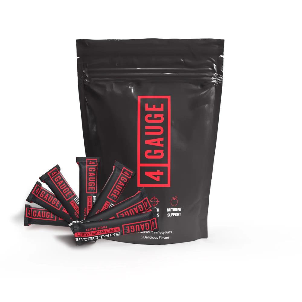 
                  
                    4 GAUGE Preworkout - 7 Single-Serve Stick Packs
                  
                