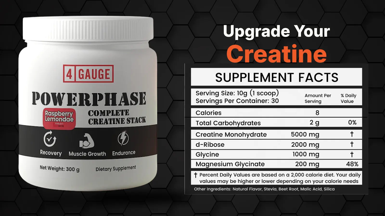 PowerPhase Creatine 4-bottle bundle